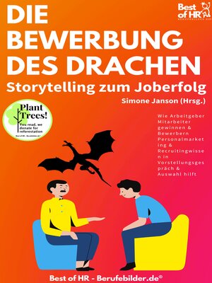 cover image of Die Bewerbung des Drachen. Storytelling zum Joberfolg
